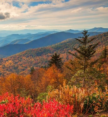 Blue Ridge Mountains in North Carolina