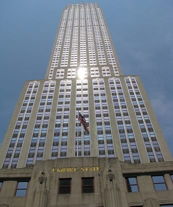 The Empire State Building in New York City