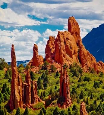 Garden of the Gods in Colorado Springs CO