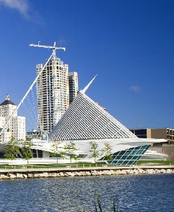 The Milwaukee Art Museum in Wisconsin