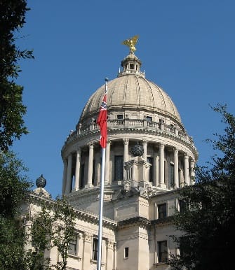 Mississippi State Capitol Building in Jackson MS